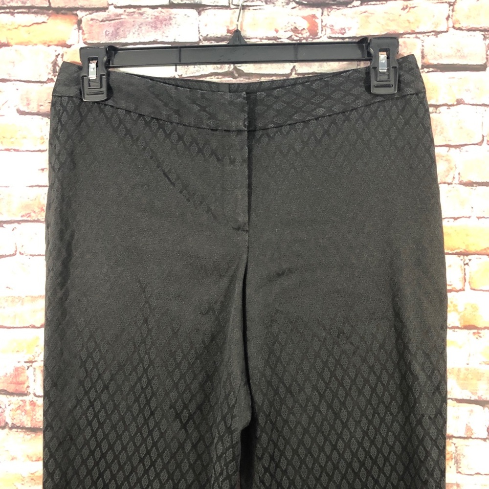 Tahari Jacquard Pants Black Size 6